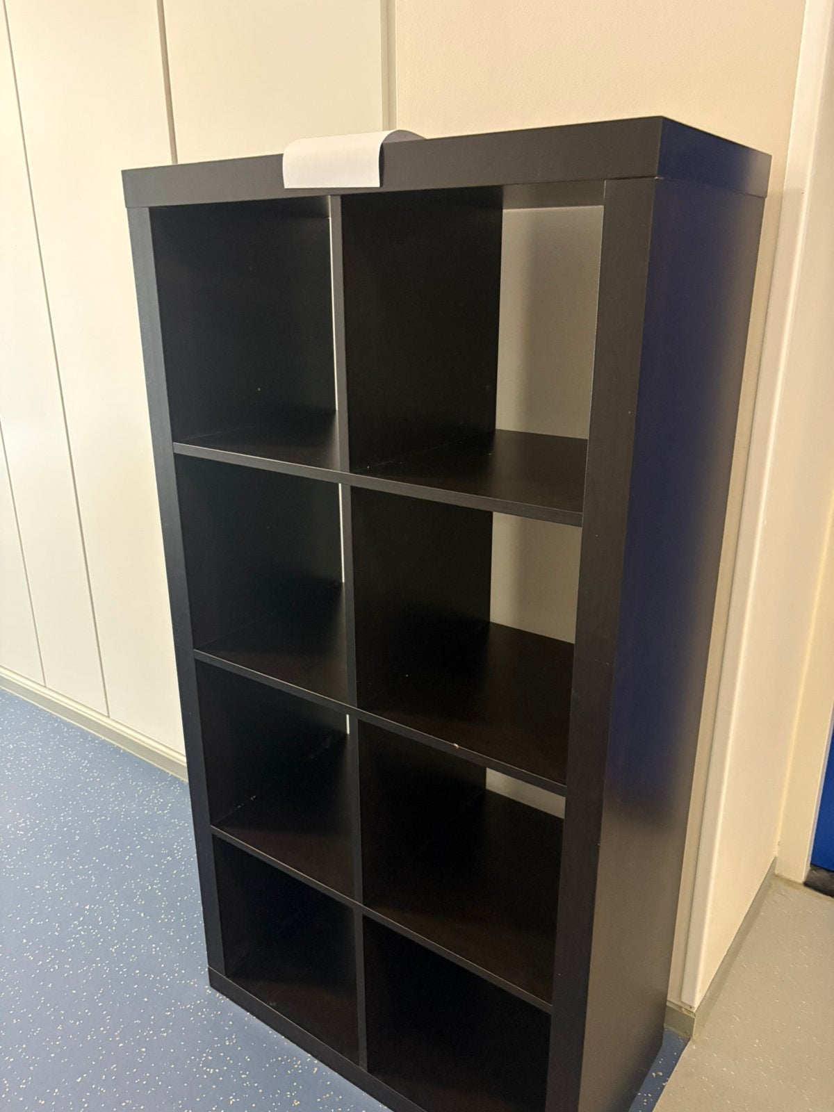zwart Kallax, Huis en Inrichting, Kasten | Roldeurkasten en Archiefkasten, Ophalen, Zo goed als nieuw, 25 tot 50 cm