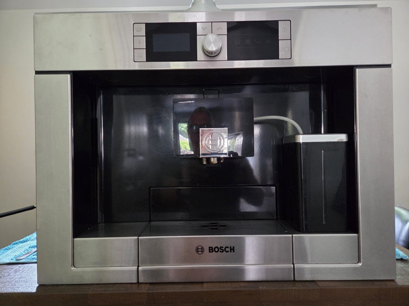 Defecte Bosch TCC78K750 Inbouw Koffiemachine - Gebruikt, Ophalen, Gebruikt, Espresso apparaat, Koffiebonen