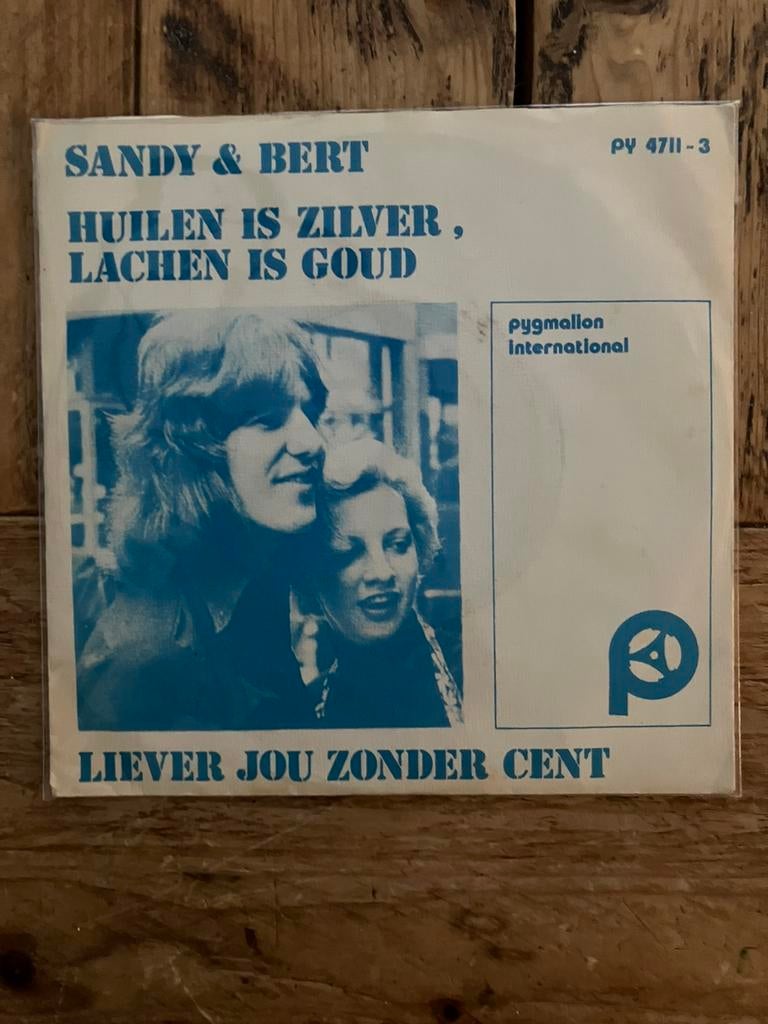 Sandy & Bert Huilen is zilver lachen is goud, Cd's en Dvd's, Vinyl | Nederlandstalig, Ophalen of Verzenden, Zo goed als nieuw