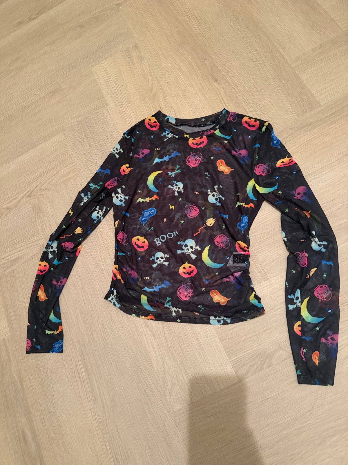 Halloween T-shirt met lange mouwen, Kleding | Dames, Maat 38/40 (M), Meerkleurig, Ophalen of Verzenden, Zo goed als nieuw