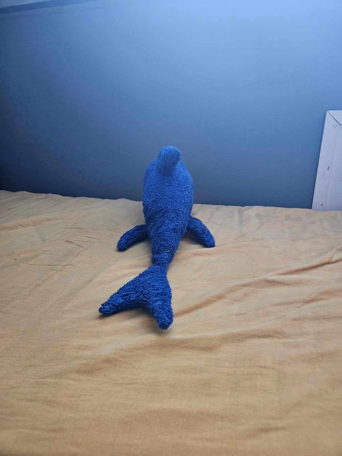 Blauwe haai knuffel - Zachte pluche speelgoed haai, Ophalen, Overige merken, Overige karakters, Overige typen