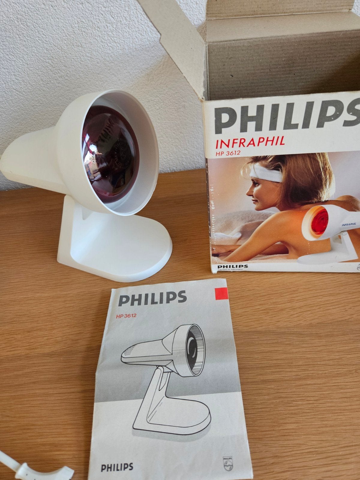 Philips Infraphil HP 3612 Infraroodlamp - Zo goed als nieuw, Ophalen of Verzenden, Gebruikt, Overige typen