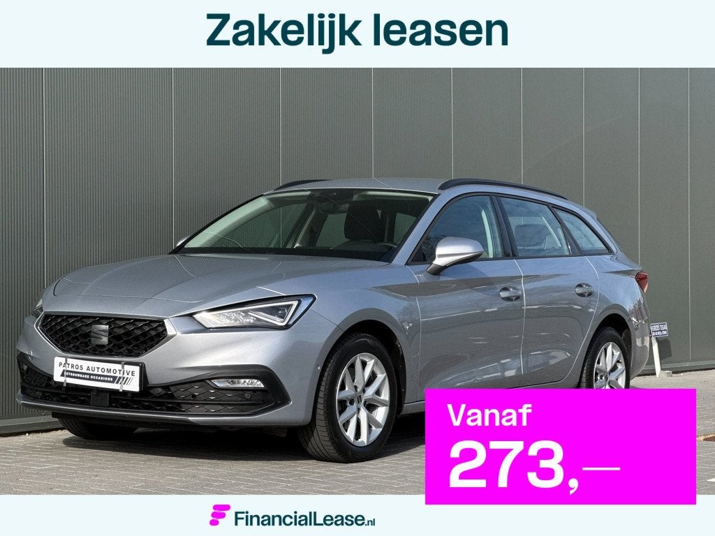 Seat Leon Sportstourer 1.0 eTSI DSG Automaat // CarPlay // C, Automaat, Stof, Gebruikt, Leon