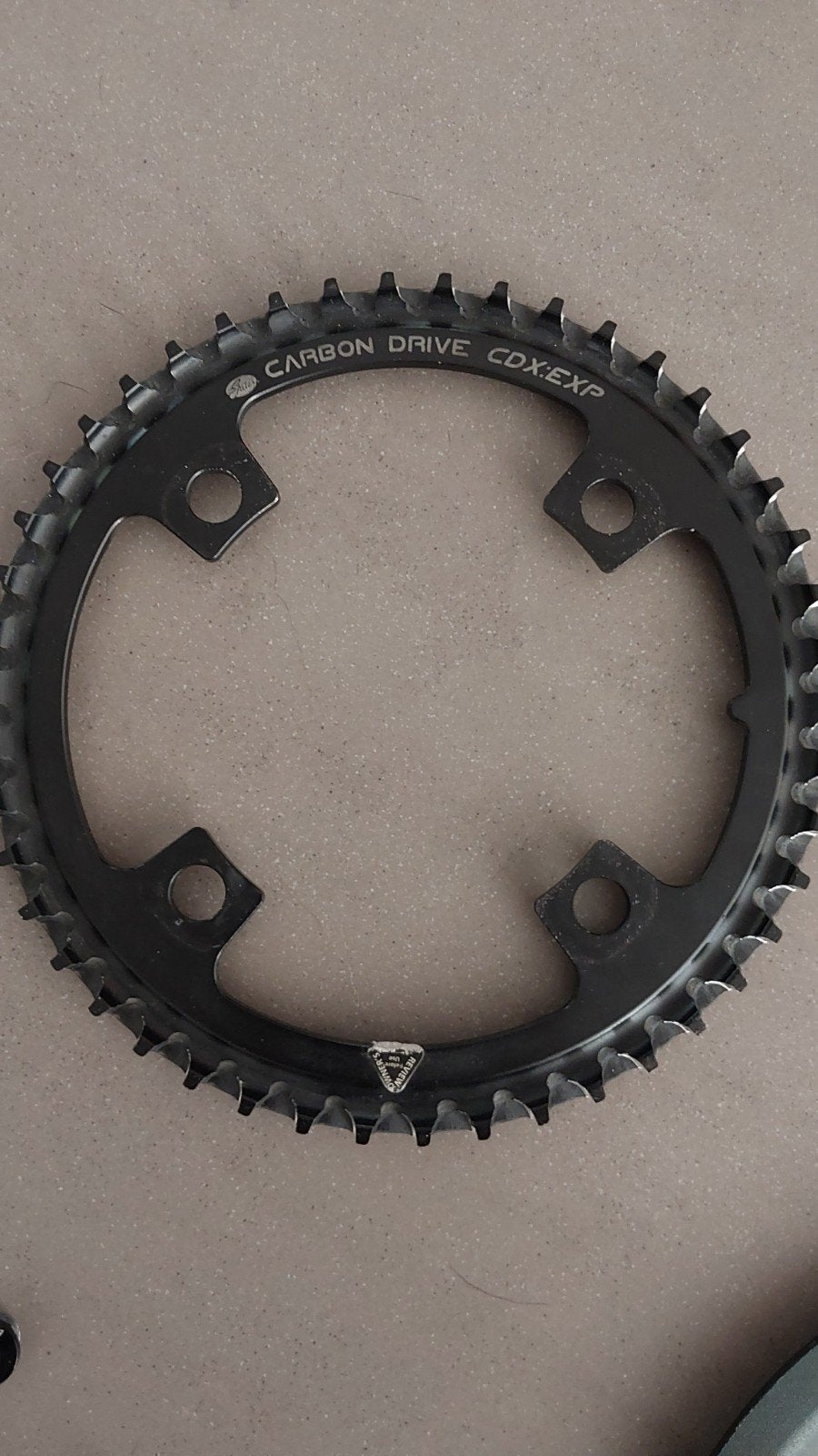 Gates Carbon Drive CDX:EXP 46T kettingblad met beschermer, Elektrische fiets, Overige typen, Ophalen of Verzenden, Zo goed als nieuw