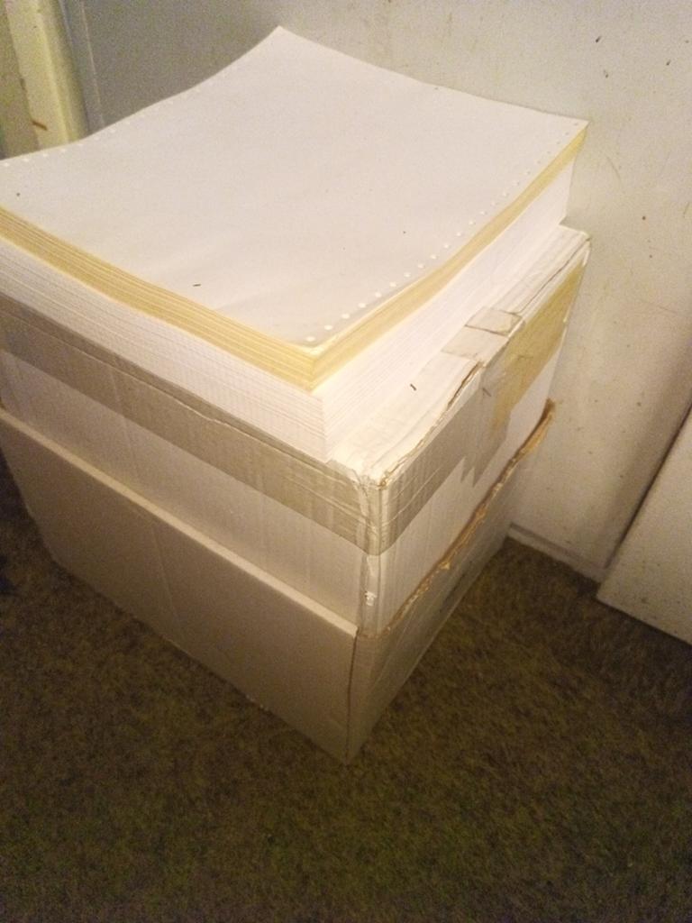 Kettingpapier, Ophalen