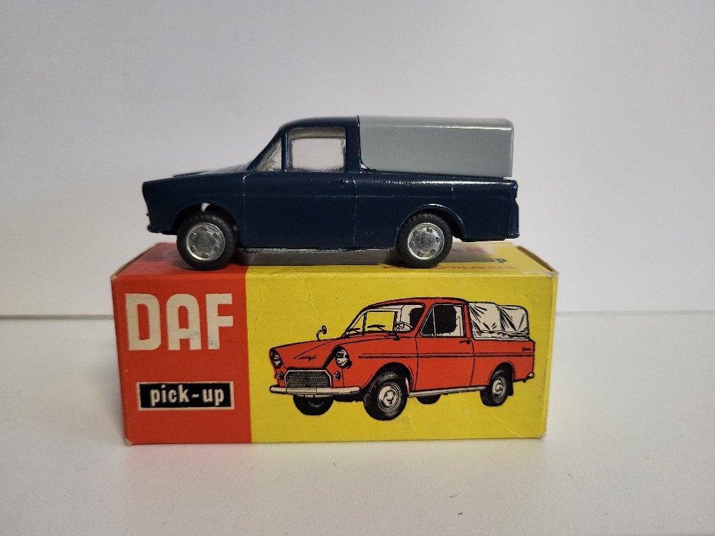 Lion Car   DAF  Pick-up  donker blauw, Verzenden, Zo goed als nieuw, Auto, Lion Toys