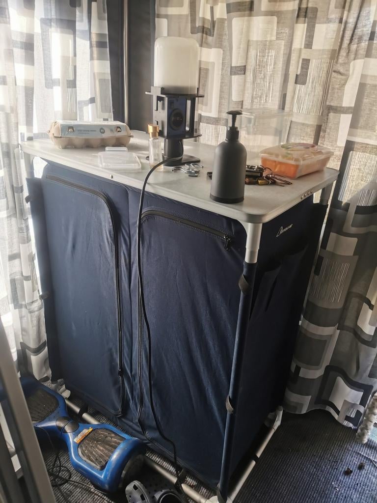 Camping kast, Ophalen, Zo goed als nieuw