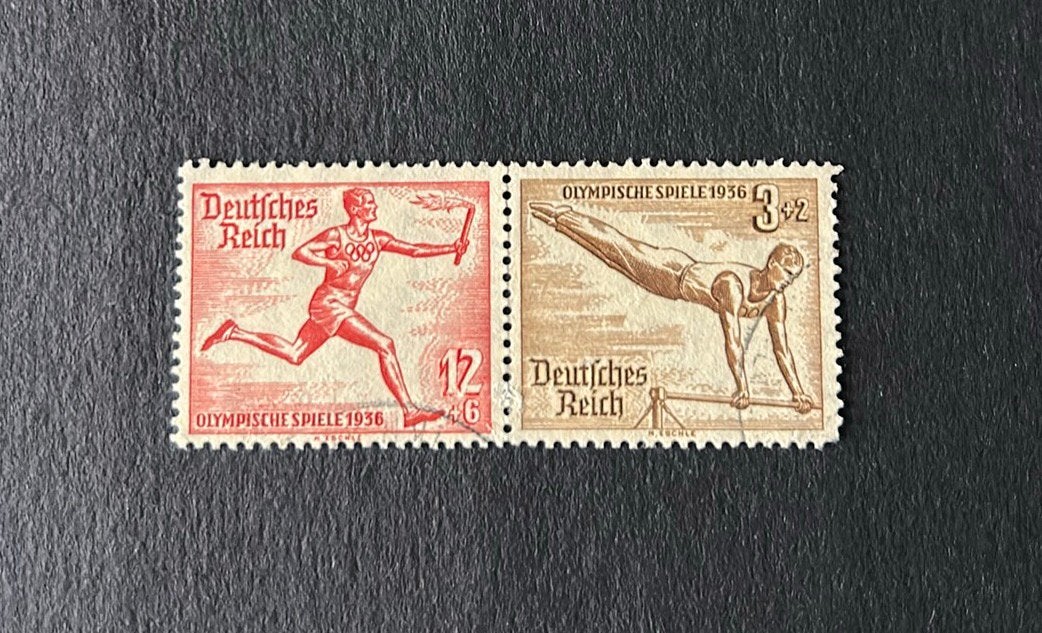 Deutsche Reich/Rijk zusammendrucke W109, Postzegels en Munten, Verzenden, Duitse Keizerrijk, Gestempeld
