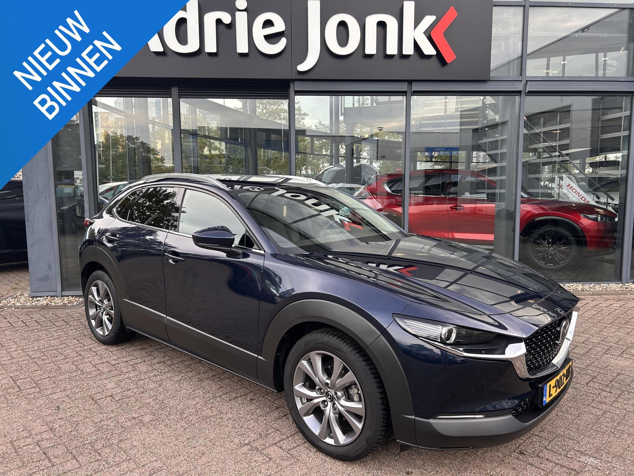 Mazda CX-30 2.0 e-SkyActiv-X M Hybrid Luxury I-ACTIVESENSE P, Auto's, 1998 cc, Gebruikt, Met garantie (alle), Blauw