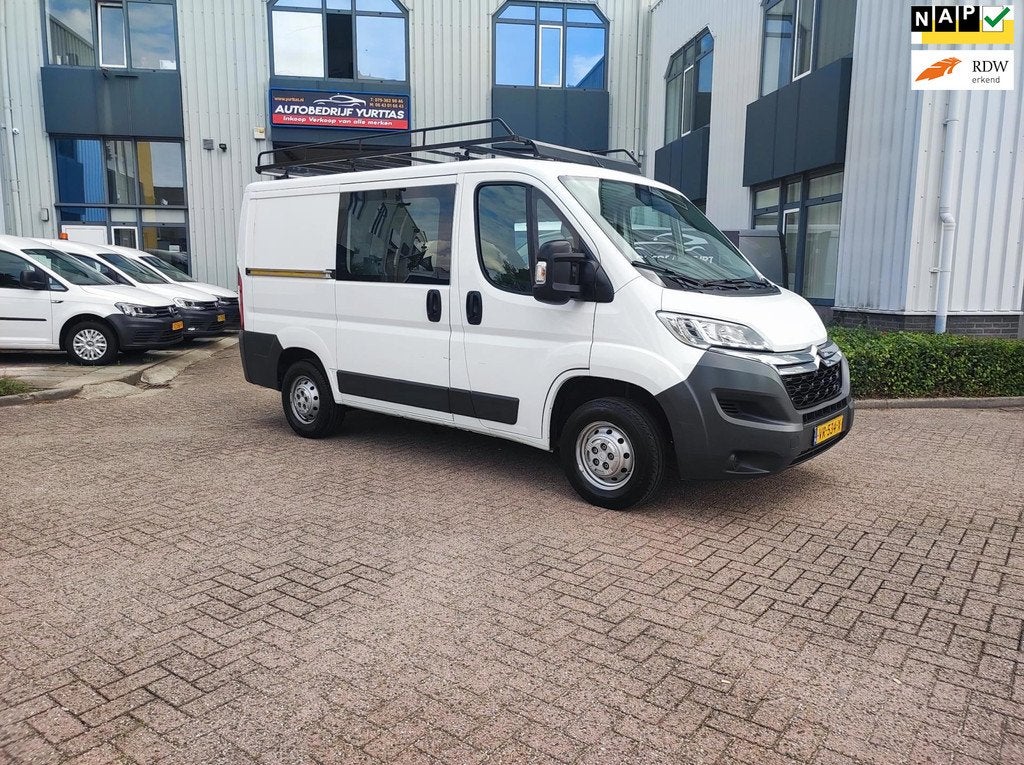Citroen Jumper 30 2.2 HDI L1H1 Economy Dubbelcabine, Voorwielaandrijving, Euro 5, 15 km/l, Gebruikt