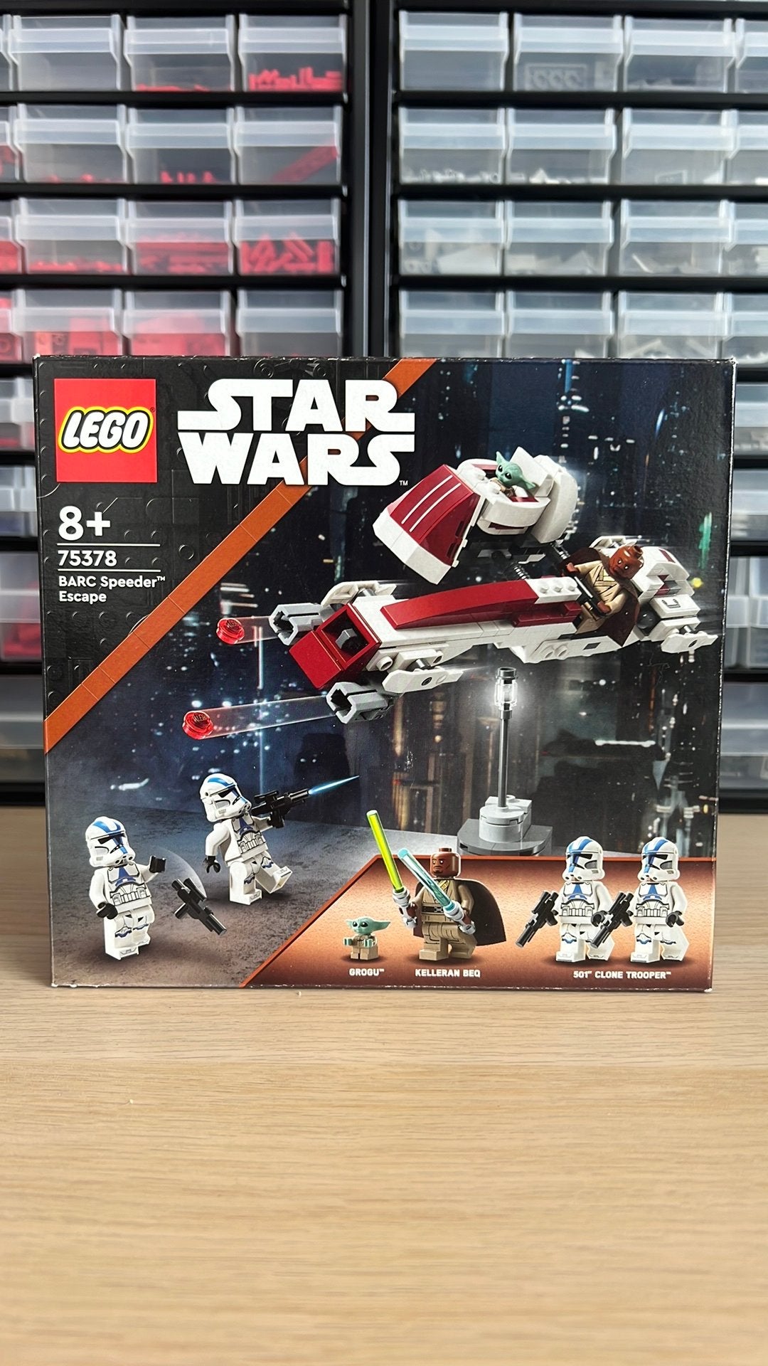 LEGO Star Wars 75378 BARC Speeder Escape (compleet), Star Wars, Lego, Ophalen of Verzenden, Zo goed als nieuw