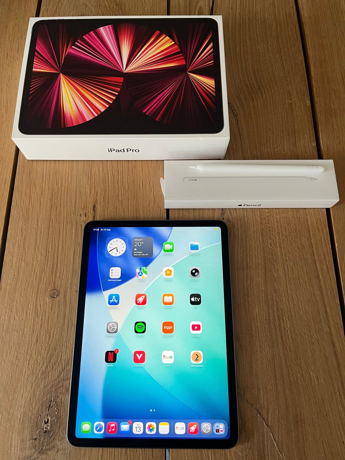 iPad Pro 11-inch (3e generatie) 128GB Wi-Fi + Apple Pencil, 11 inch, Ophalen of Verzenden, Zo goed als nieuw, Apple iPad Pro