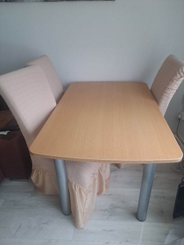 Eethoek, Ophalen, Zo goed als nieuw, Vier personen, Rechthoekig