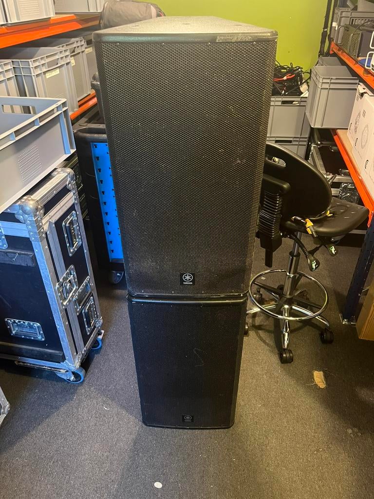 2x yamaha luidsprekers, Gebruikt, 120 watt of meer, Front, Rear of Stereo speakers, Ophalen