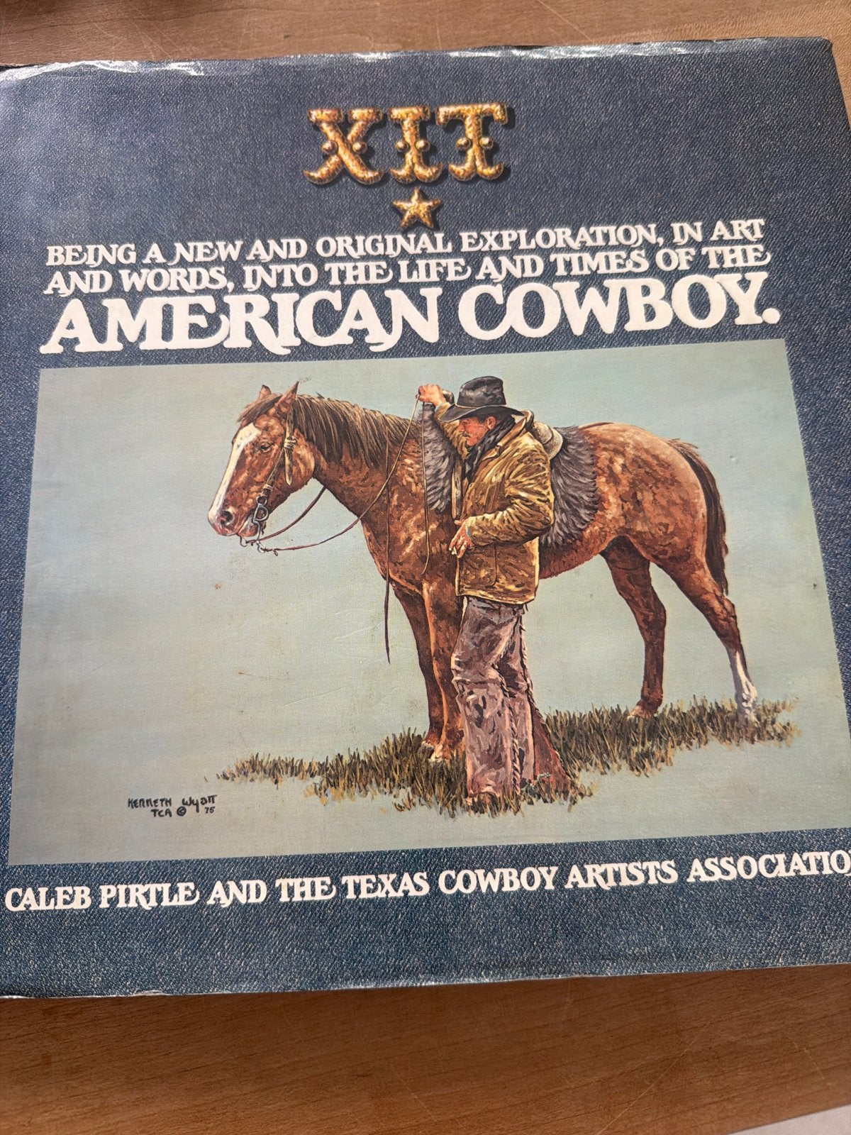 Boek: The American Cowboy - Caleb Pirtle & Texas Cowboy, Ophalen of Verzenden, Gelezen, Amerika