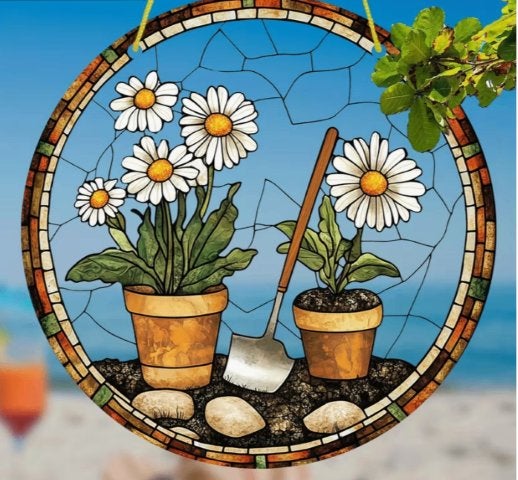 Raamhanger Plantenpotten met Margrieten, Ophalen of Verzenden, Nieuw