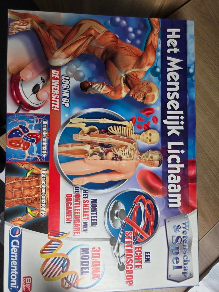 Wetenschap & Spel: Het Menselijk Lichaam Clementoni, Ophalen of Verzenden, Gebruikt, Bouwen
