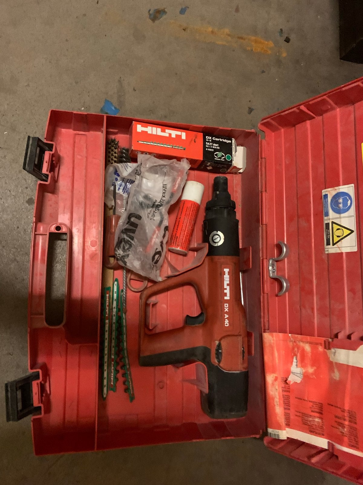 Hilti DX A40 Schiethamer met accessoires, Ophalen, Gebruikt, Overige typen, Hilti