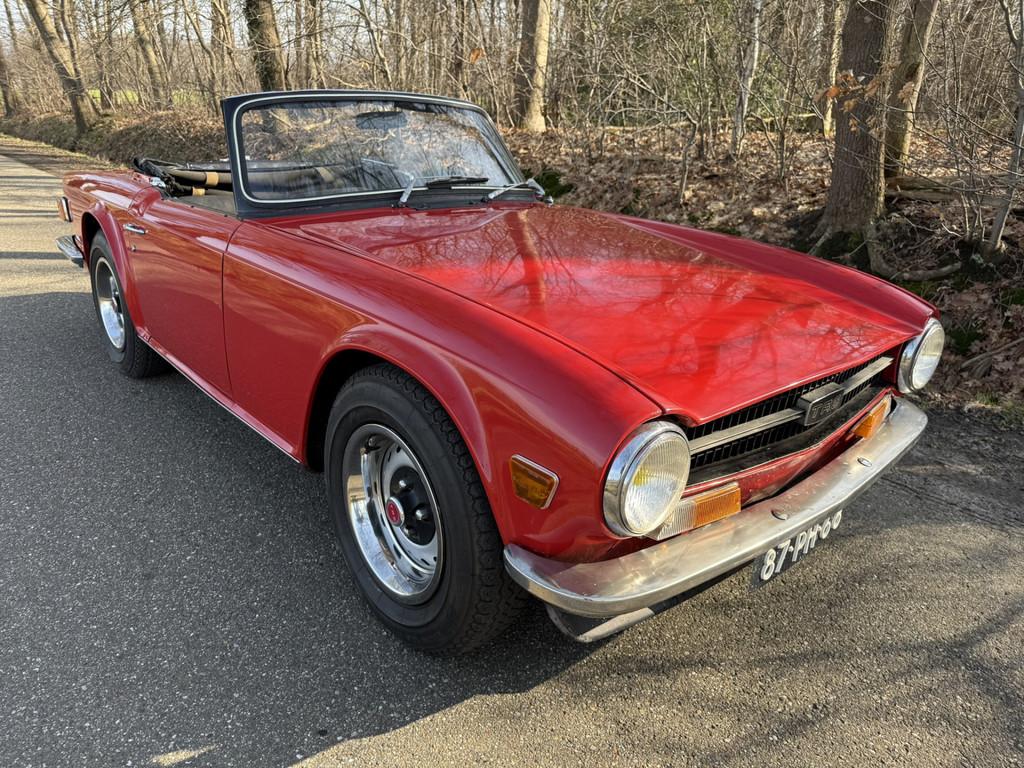 Triumph TR6 - 1969 (bj 1969), Auto's, Oldtimers, Bedrijf, Te koop, Open dak, Triumph, Benzine, Cabriolet, Handgeschakeld, Origineel Nederlands