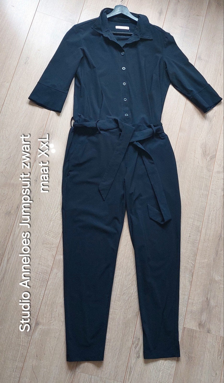 Jumpsuit studio anneloes, Kleding | Dames, Studio Anneloes, Zwart, Maat 46/48 (XL) of groter, Ophalen of Verzenden
