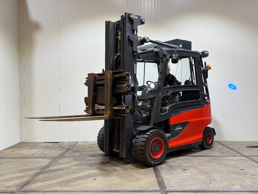 Linde E40-600 Triplex 6M Freelift 6600uur Rotator Kantelaar, Meer dan 4000 kg, Elektrisch, Heftruck, Linde