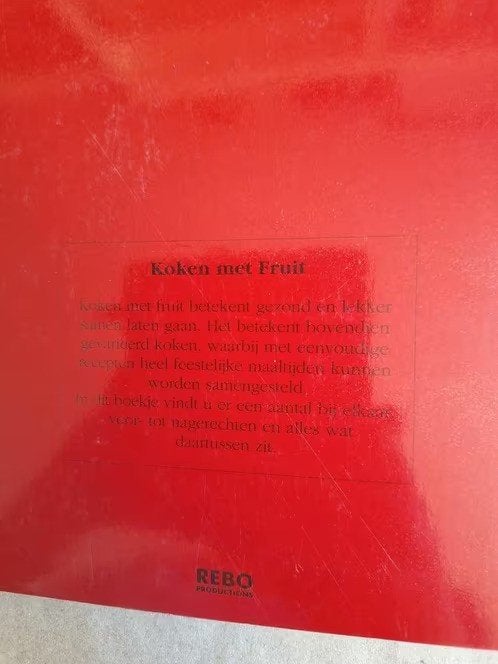 Koken met fruit hh, Hoofdgerechten, Ophalen of Verzenden, Zo goed als nieuw, Europa