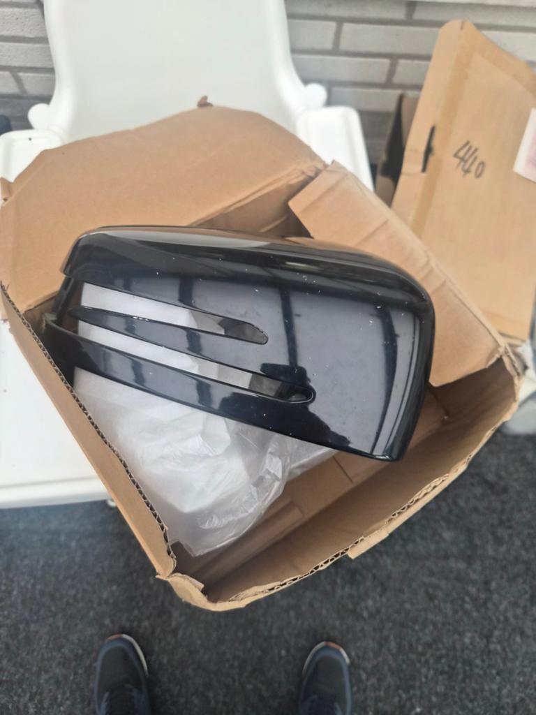 Hoogglans Zwarte Spiegelkappen Mercedes CLA/A/GLA (2011-2016, Ophalen of Verzenden