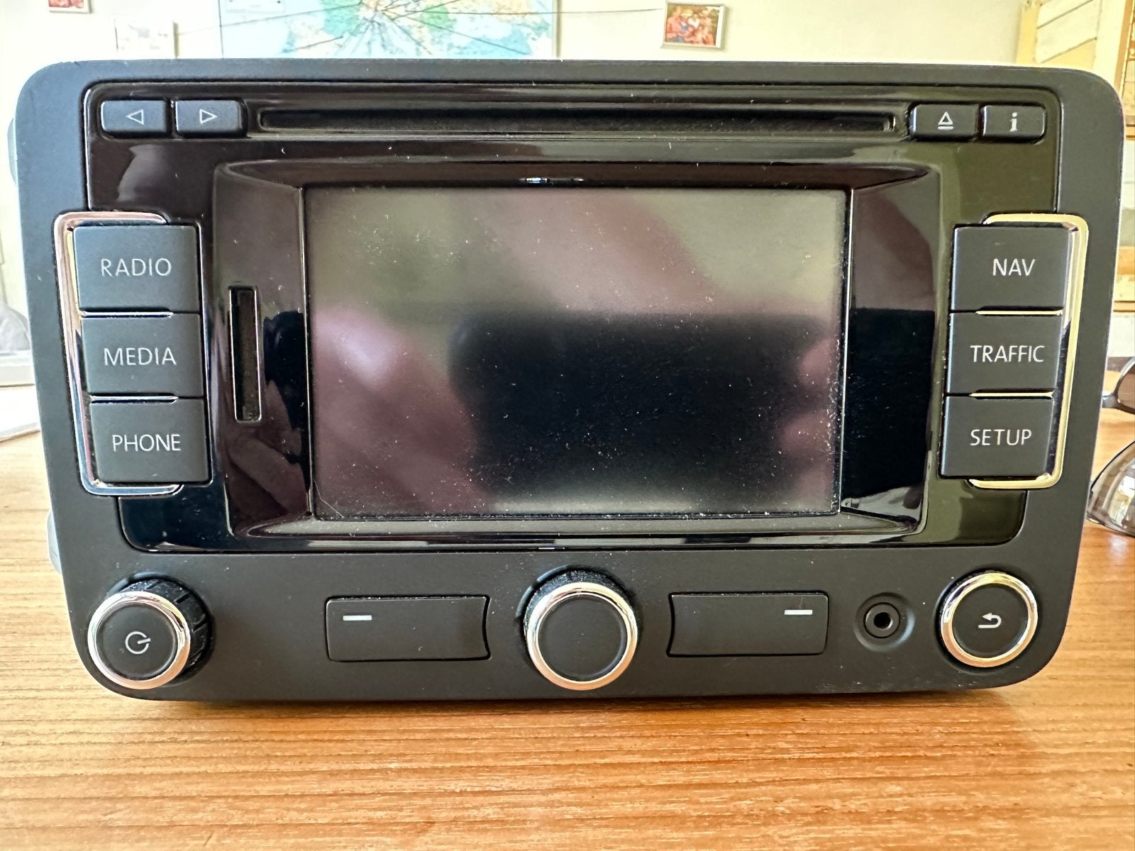 RNS315 Navigatiesysteem VW, Skoda, Seat met DAB, Auto diversen, Autoradio's, Ophalen, Gebruikt