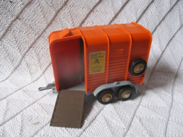 britains 1/32 Double Horse Float Royal Horse Show, Ophalen of Verzenden, Gebruikt, Tractor of Landbouw, Britains