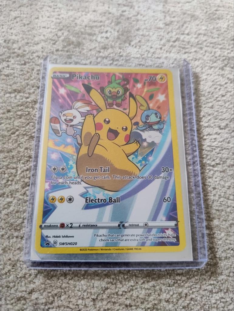 Pikachu SWSH020 (Promo), Hobby en Vrije tijd, Verzamelkaartspellen | Pokémon, Ophalen of Verzenden, Nieuw, Losse kaart