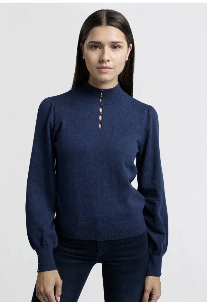 Yaya donkerblauwe trui maat M, Kleding | Dames, Truien en Vesten, Maat 38/40 (M), Blauw, Ophalen of Verzenden, Zo goed als nieuw