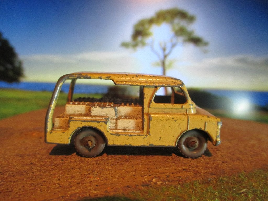 1:75 Bedford Milk Delivery Van - Lesney Nr.29 1956-1960, Ophalen of Verzenden, Gebruikt, Auto