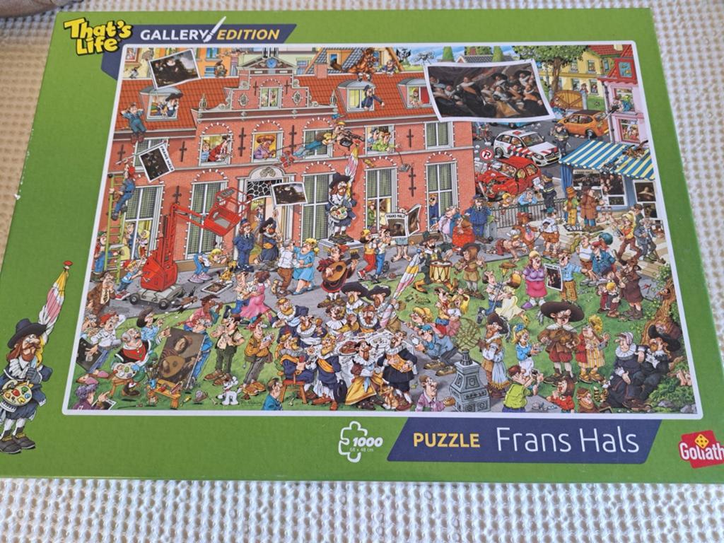 That's Life puzzel Frans Hals 1000 stuks, Ophalen of Verzenden, 500 t/m 1500 stukjes, Zo goed als nieuw, Legpuzzel