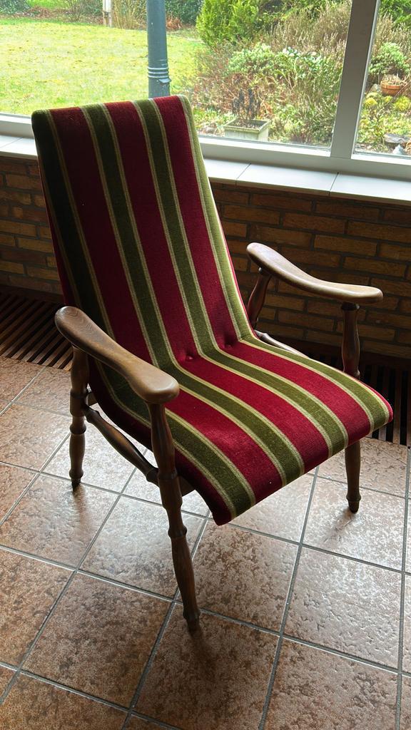 Fauteuil stoel in stijl van Louis van Teeffelen, Huis en Inrichting, Fauteuils, Gebruikt, 75 tot 100 cm, Ophalen of Verzenden
