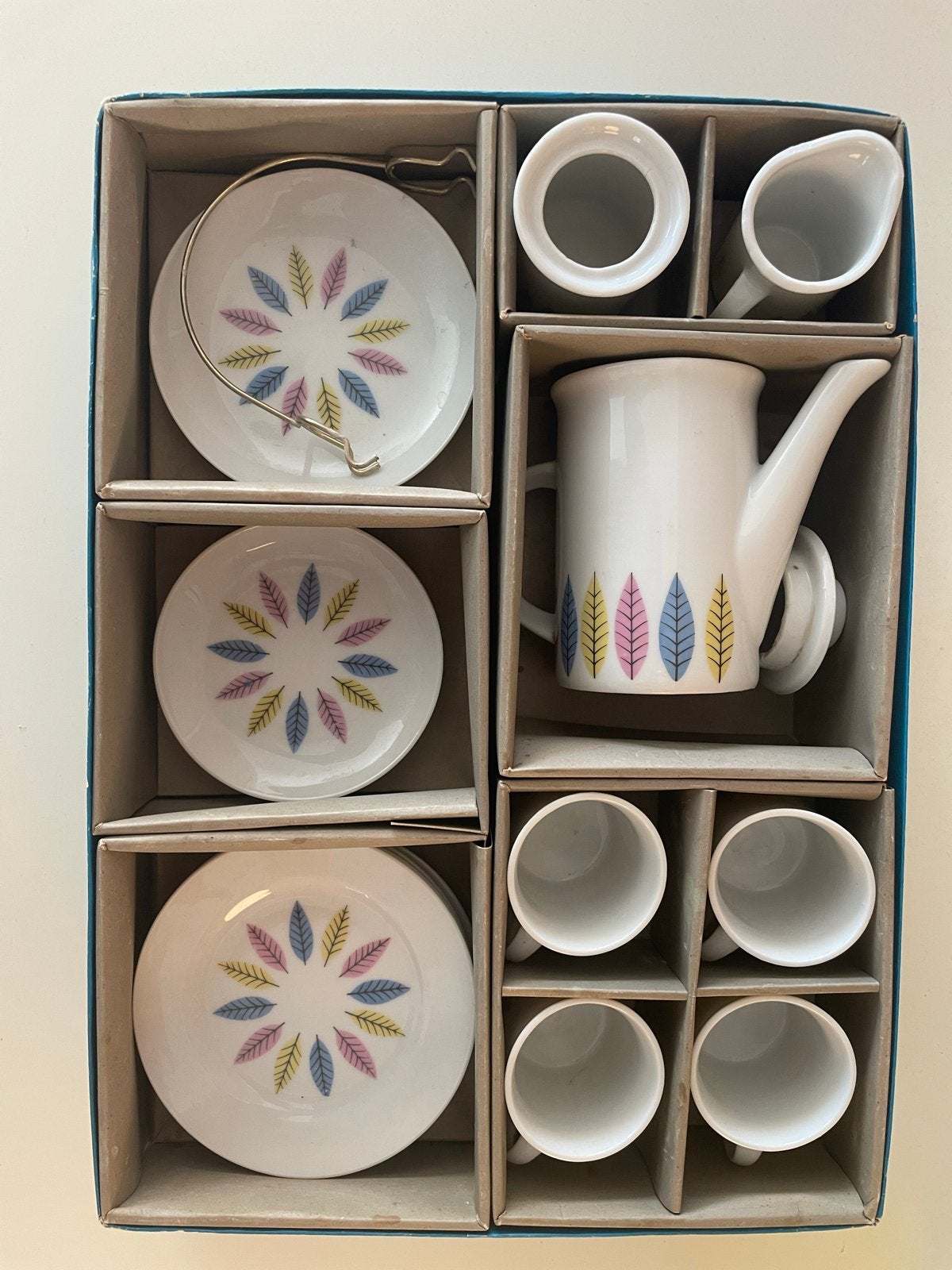Vintage Lucky Life Porseleinen Theeserviesje voor Kinderen, Ophalen of Verzenden