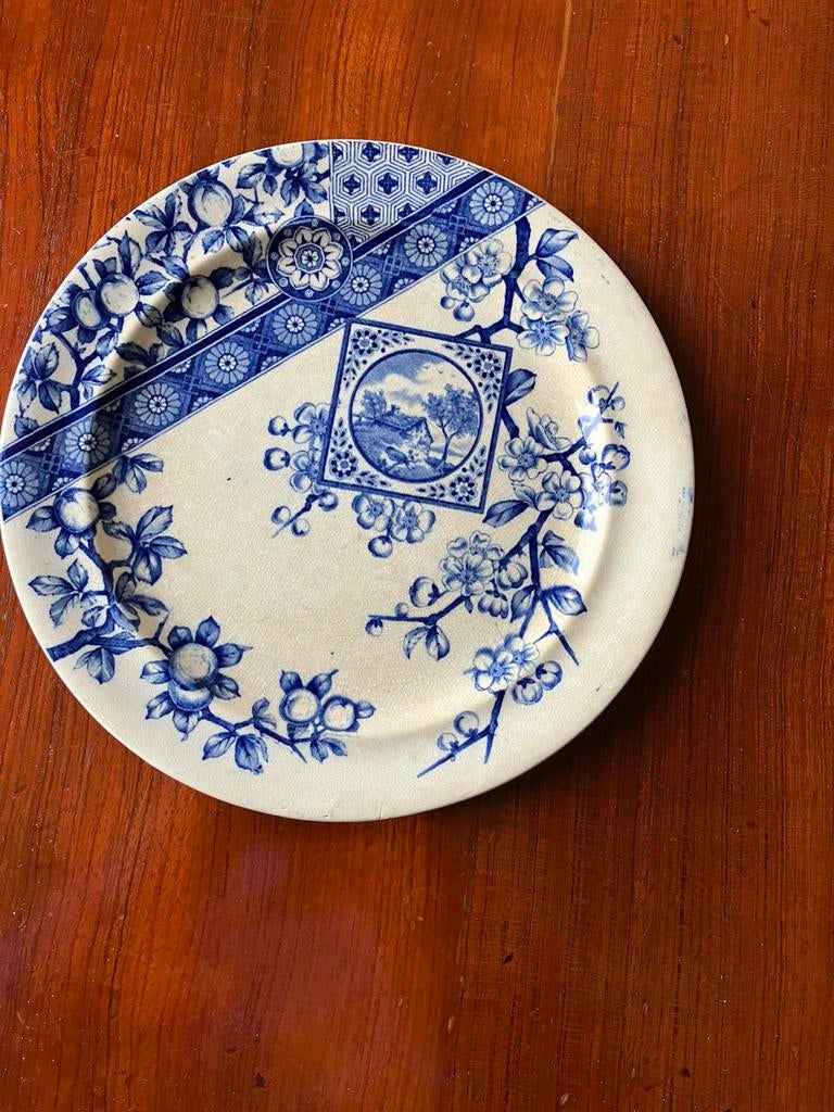 Ridgway Pottery 1885-1890 bord, Antiek en Kunst, Ophalen of Verzenden