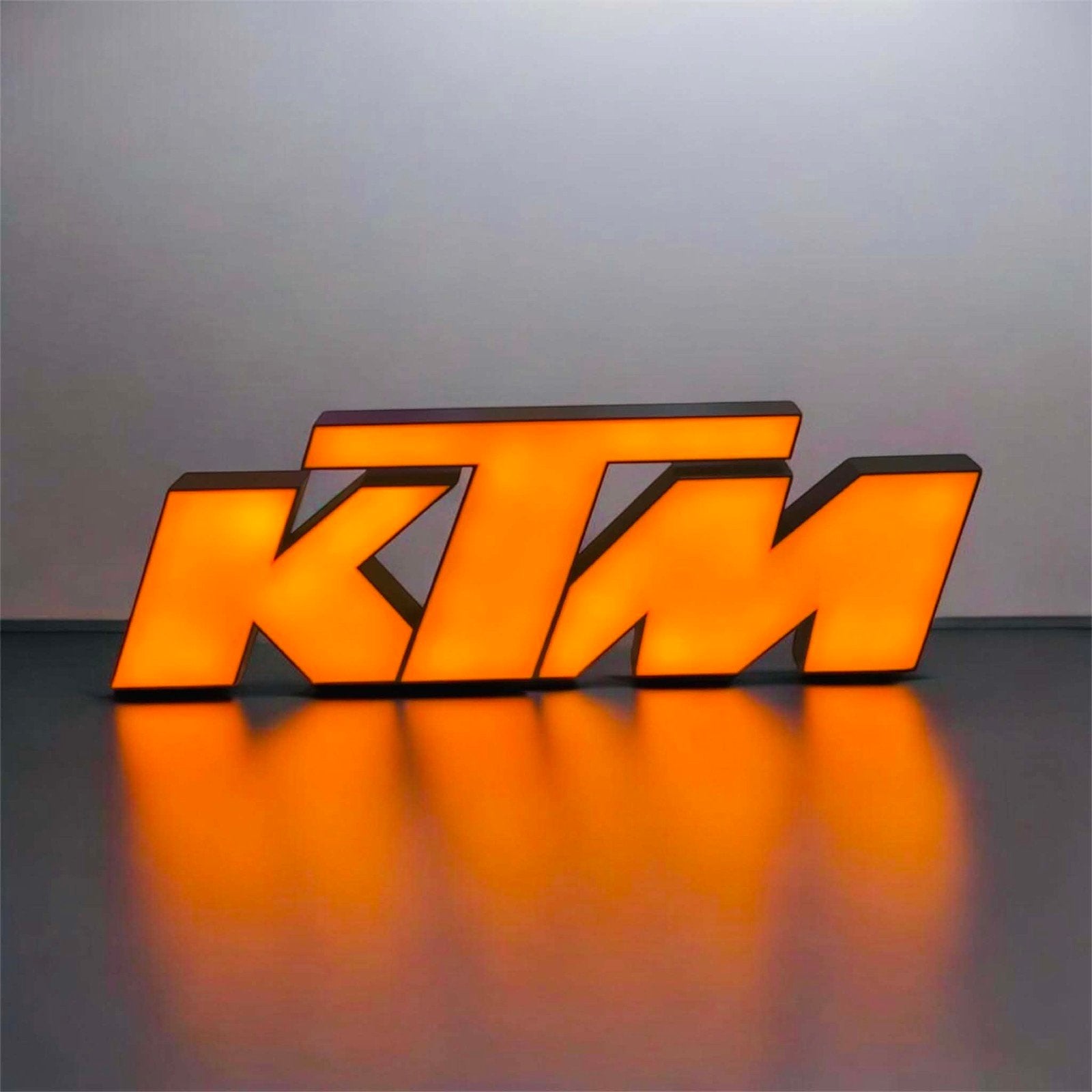 Stijlvolle KTM LED logo lamp - Oranje gloed, Ophalen of Verzenden, Nieuw, Kunststof