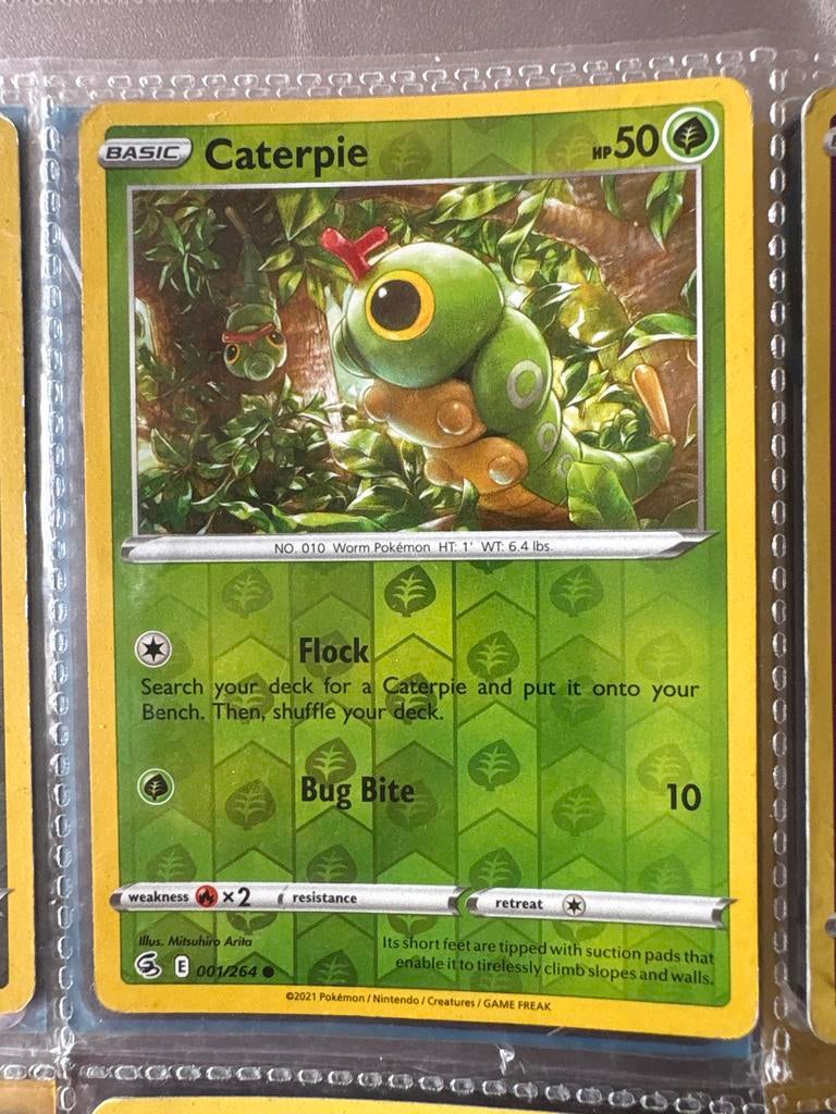 Pokémon Kaart: Caterpie (001/264) - Nieuwstaat, Ophalen, Nieuw, Losse kaart
