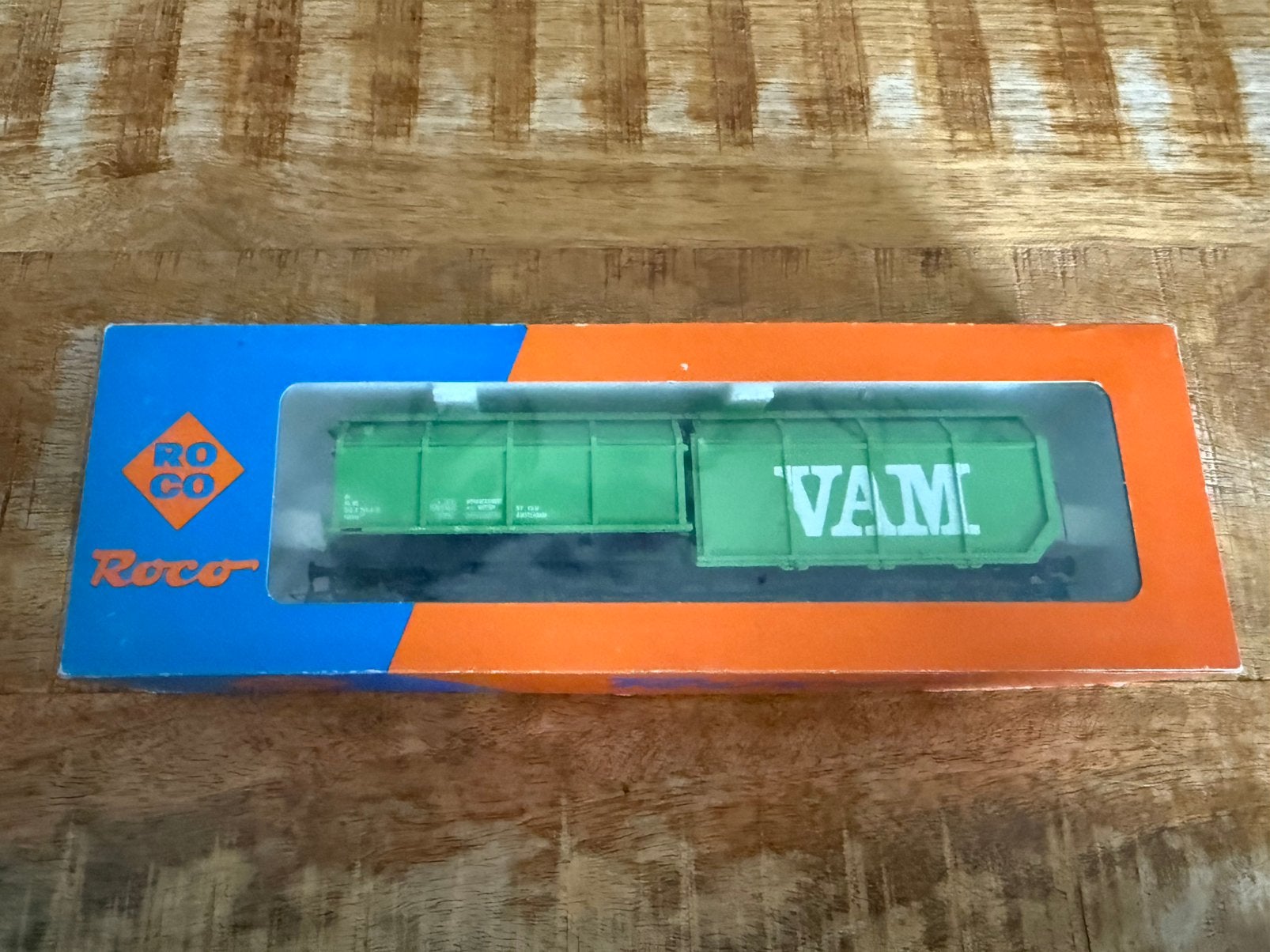 Roco 46223 VAM Goederenwagon NS Groen in Ovp HO spoor, Gelijkstroom, Wagon, Ophalen of Verzenden, Roco
