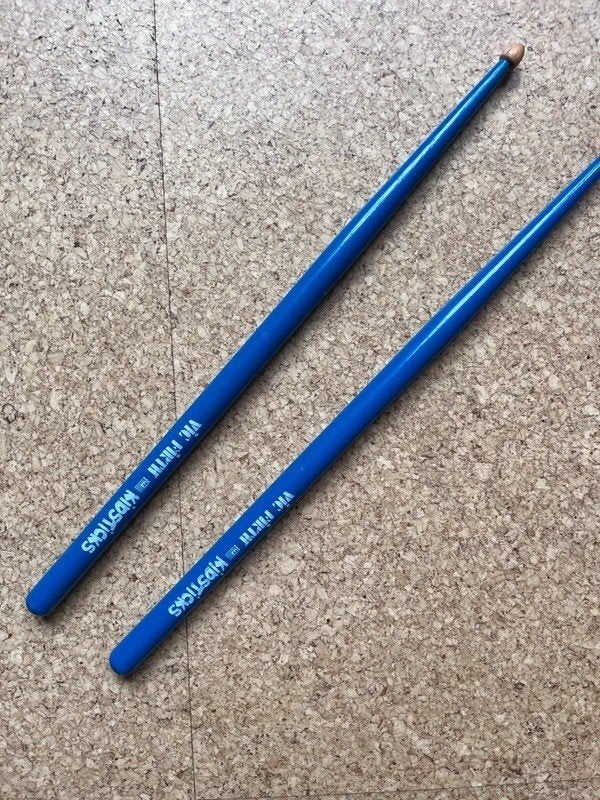 Vic Firth Kidsticks drumstokken blauw (kindermaat), Ophalen of Verzenden, Gebruikt, Overige merken