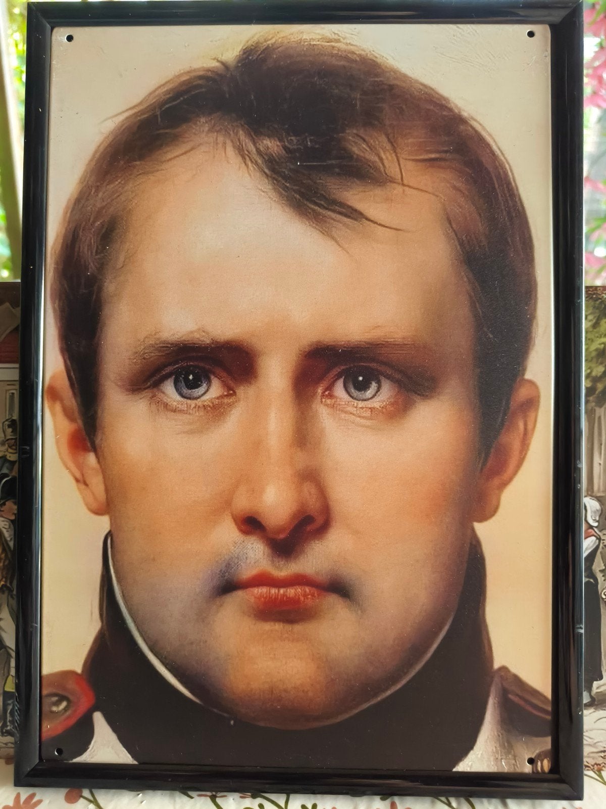 Metalen bord Napoleon Bonaparte - Vintage stijl, Ophalen of Verzenden