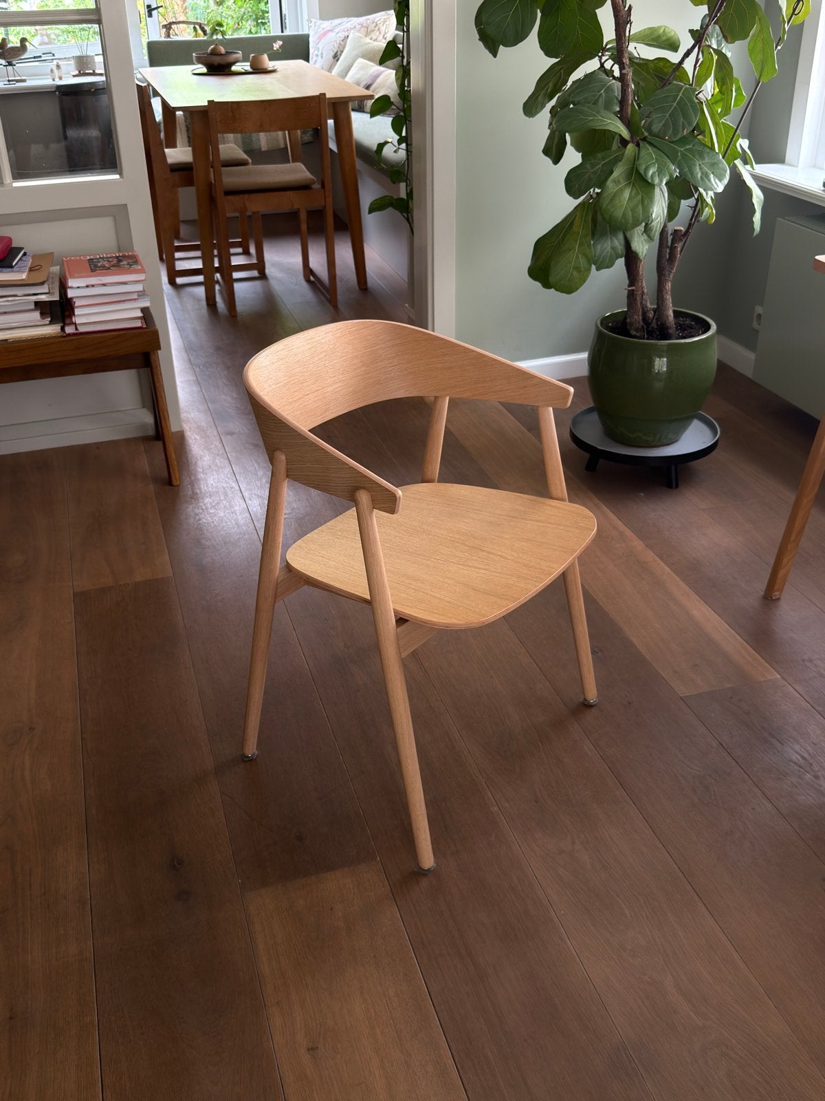 Twee Scandinavische eiken stoelen van Andersen, Ophalen, Twee, Overige kleuren, Zo goed als nieuw