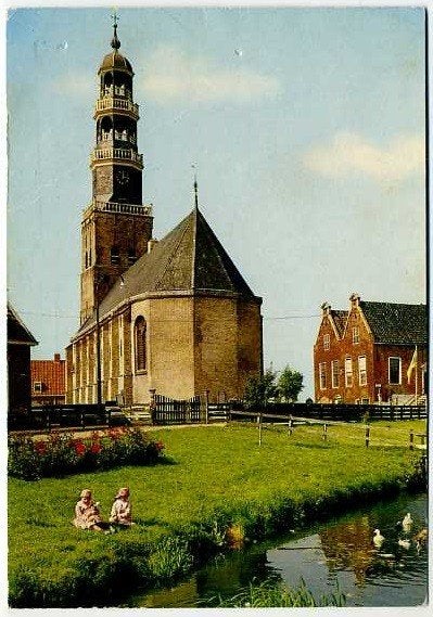 Hindeloopen - NH Kerk, Ophalen of Verzenden, 1960 tot 1980, Ongelopen, Friesland