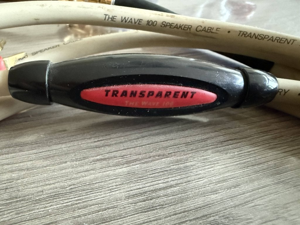 Transparent speaker cable, Ophalen, Gebruikt, 2 tot 5 meter, Luidsprekerkabel