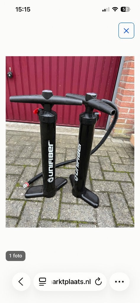 Pomp voor supboard, Ophalen, SUP-accessoire