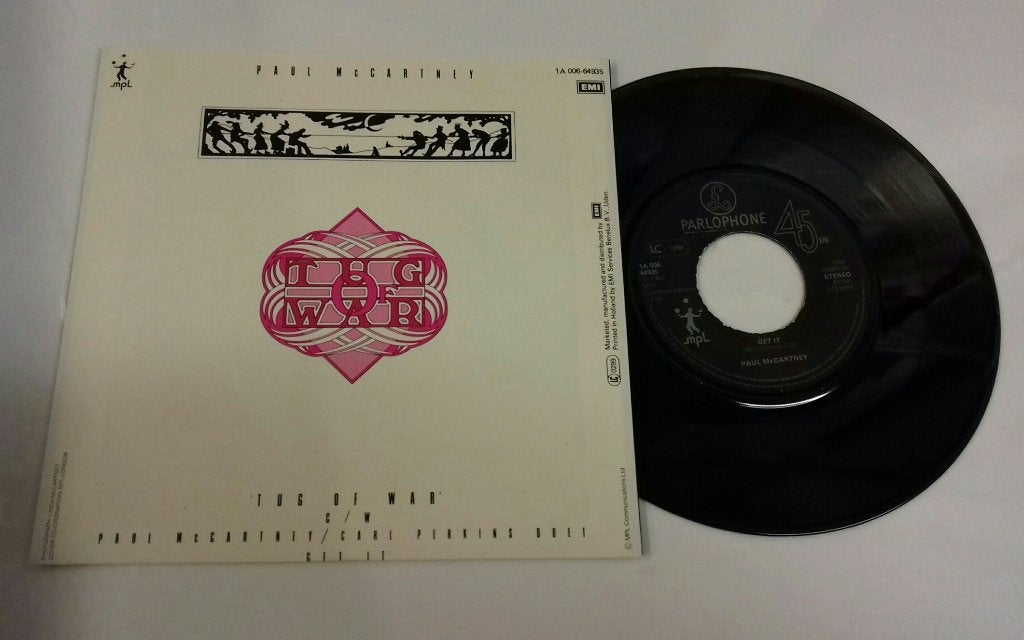 Paul McCartney VINYL SINGLE Tug of War NIEUW Carl Perkins, 7 inch, Nieuw in verpakking, Fotohoes, Verzenden