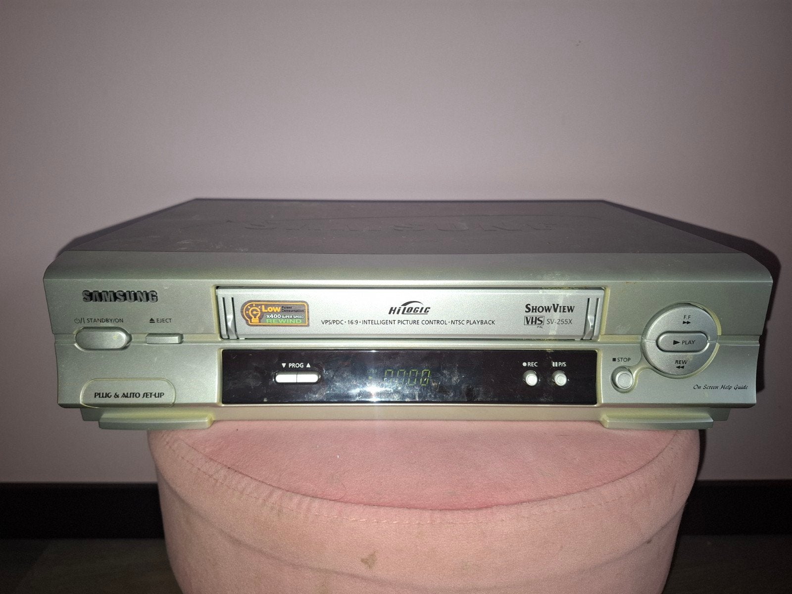 Samsung videorecorder Hi Logic Show View SV-255X, Ophalen of Verzenden, Gebruikt, VHS-speler of -recorder