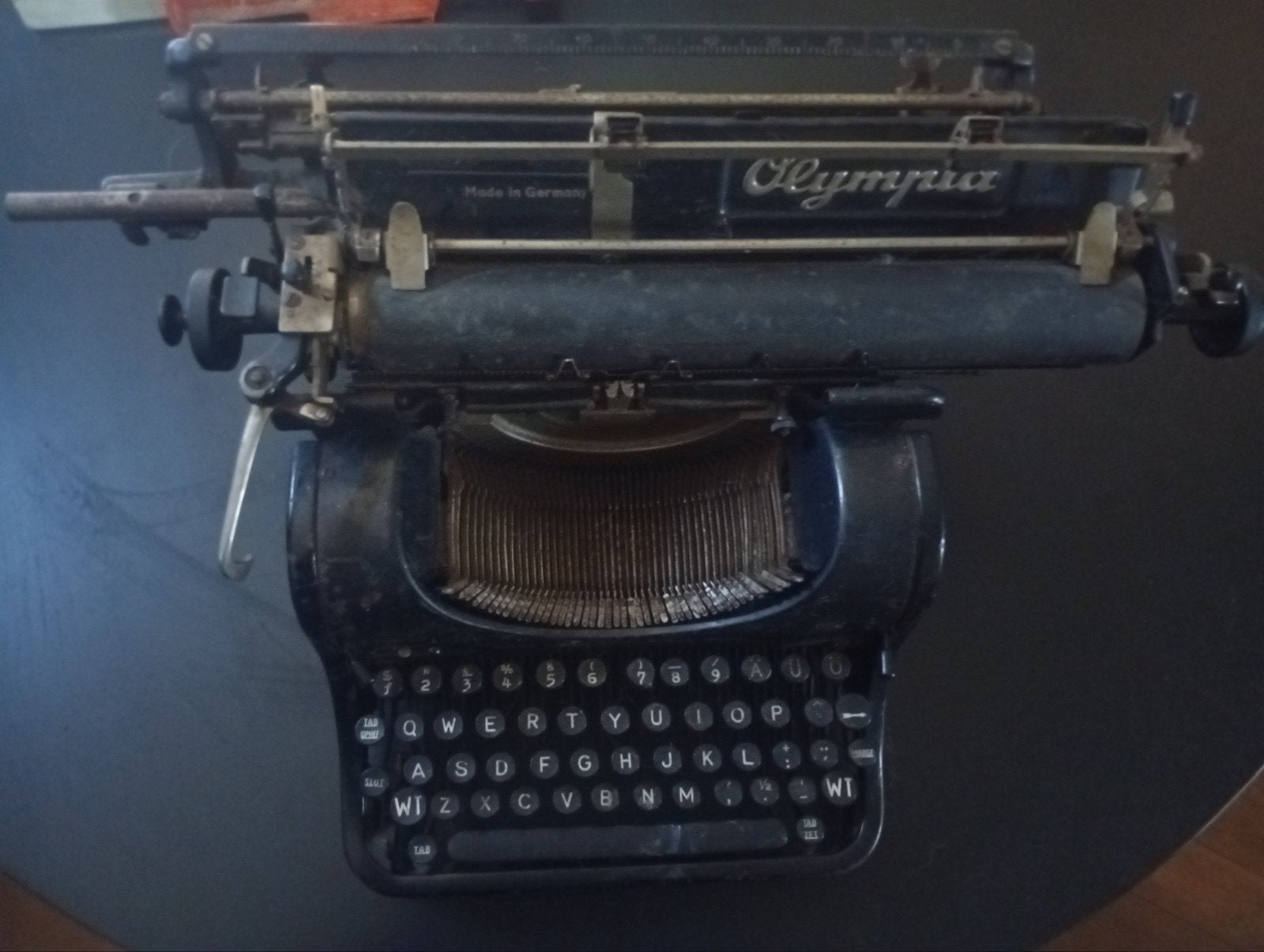 oude typemachine Olympia Mod 8, Diversen, Typemachines, Ophalen, Gebruikt