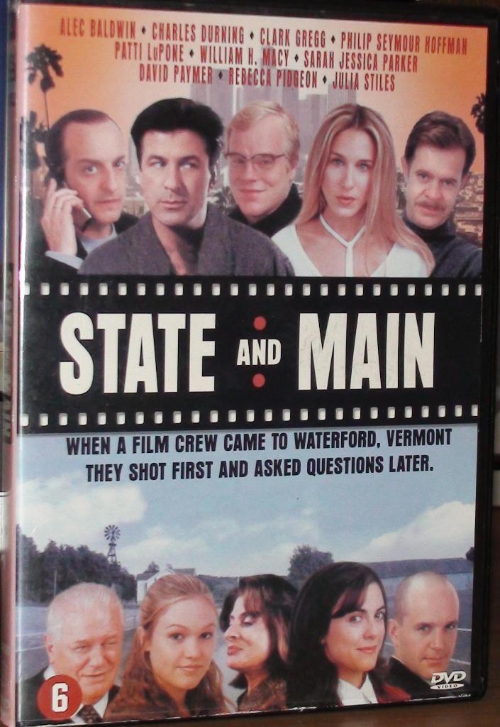 dvd state and main, Cd's en Dvd's, Dvd's | Drama, Zo goed als nieuw, Ophalen of Verzenden