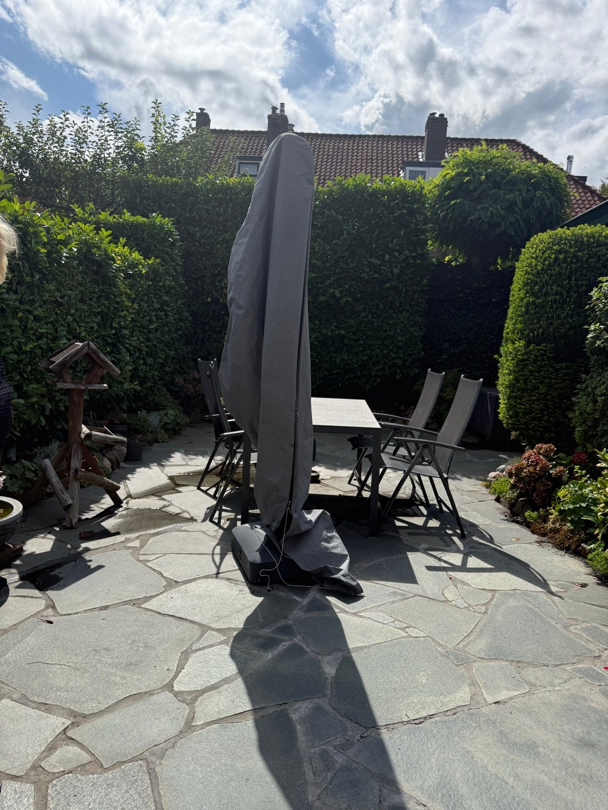 Parasolhoes voor zweefparasol - Bescherming voor uw parasol, Tuin en Terras, Gebruikt, Ophalen of Verzenden, Waterdicht, Minder dan 1 meter
